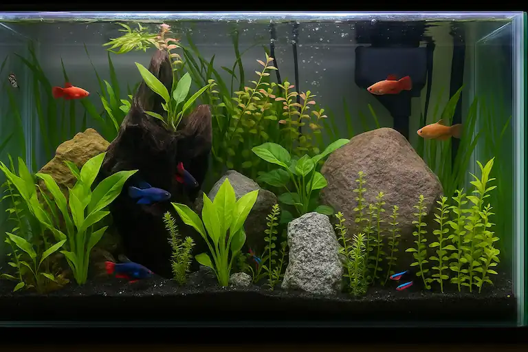 my own betta fish sorority tank