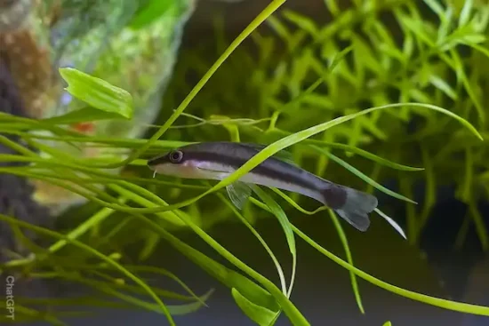 Otocinclus Catfish, an algae eater in betta tank