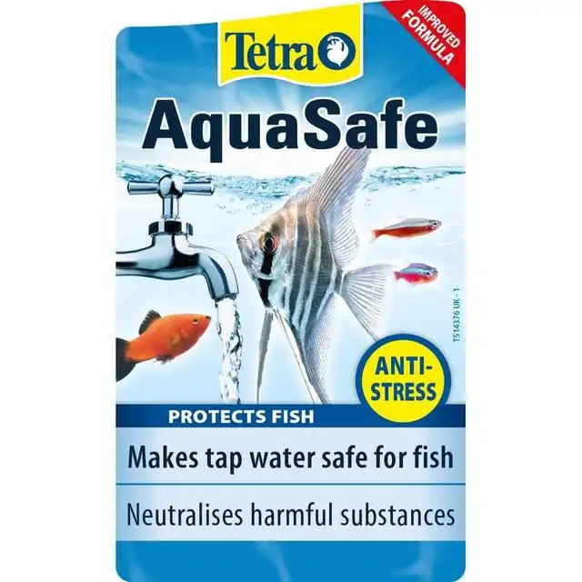a bottle of Tetra bettasafe water conditioner